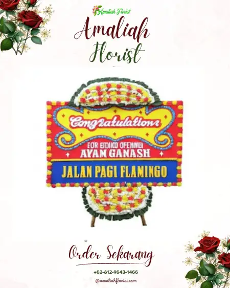 Sewa Papan Bunga Gedung Karya Jitu